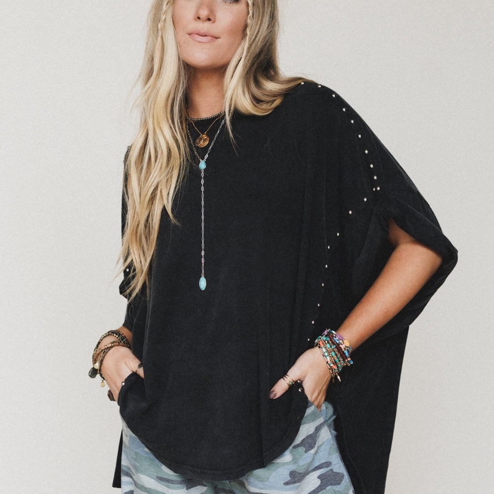 Studded Short Sleeve Tee
